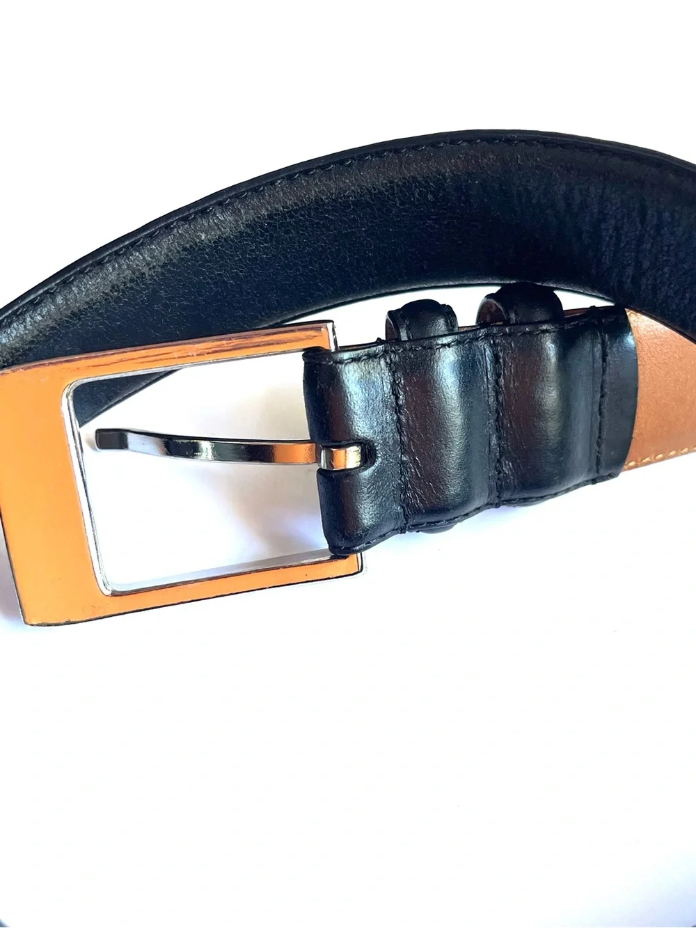 Polo Ralph Lauren Men's Black Italian Leather Belt